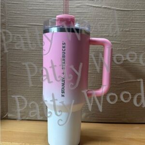 Philippines Pink and White Ombré 40 oz Starbucks Stanley